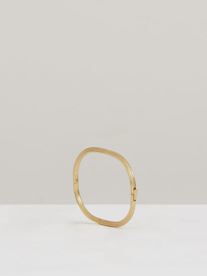 Contour Hinged Cuff Gold | Womens