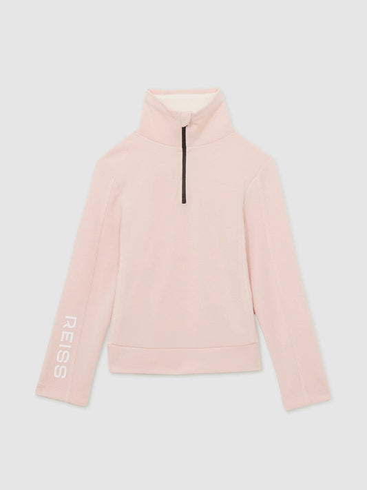 13-14 yrs Funnel-Neck Base-Layer Top Pink | Children
