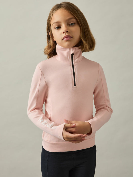 13-14 yrs Funnel-Neck Base-Layer Top Pink | Children