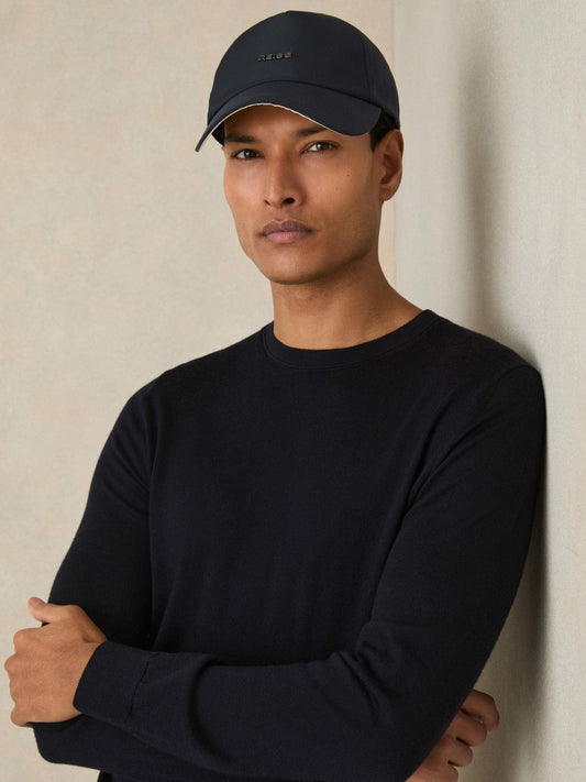 Logo Lettering Baseball Cap Navy | Mens