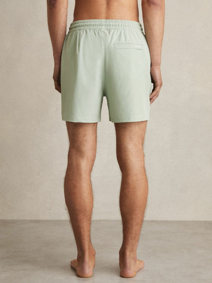 Drawstring Swim Shorts Mint Green | Mens