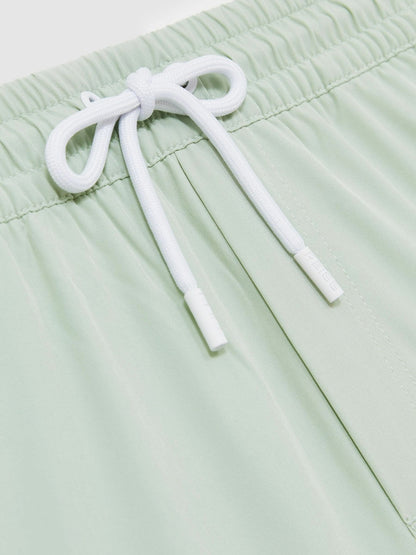 Drawstring Swim Shorts Mint Green | Mens