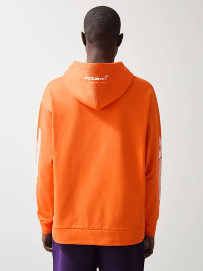McLaren F1 Team Oversize Toggle Hoodie Unisex Fit Papaya Orange | Mens