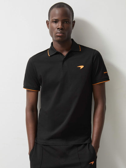 McLaren F1 Team Cotton Polo Shirt Black | Mens