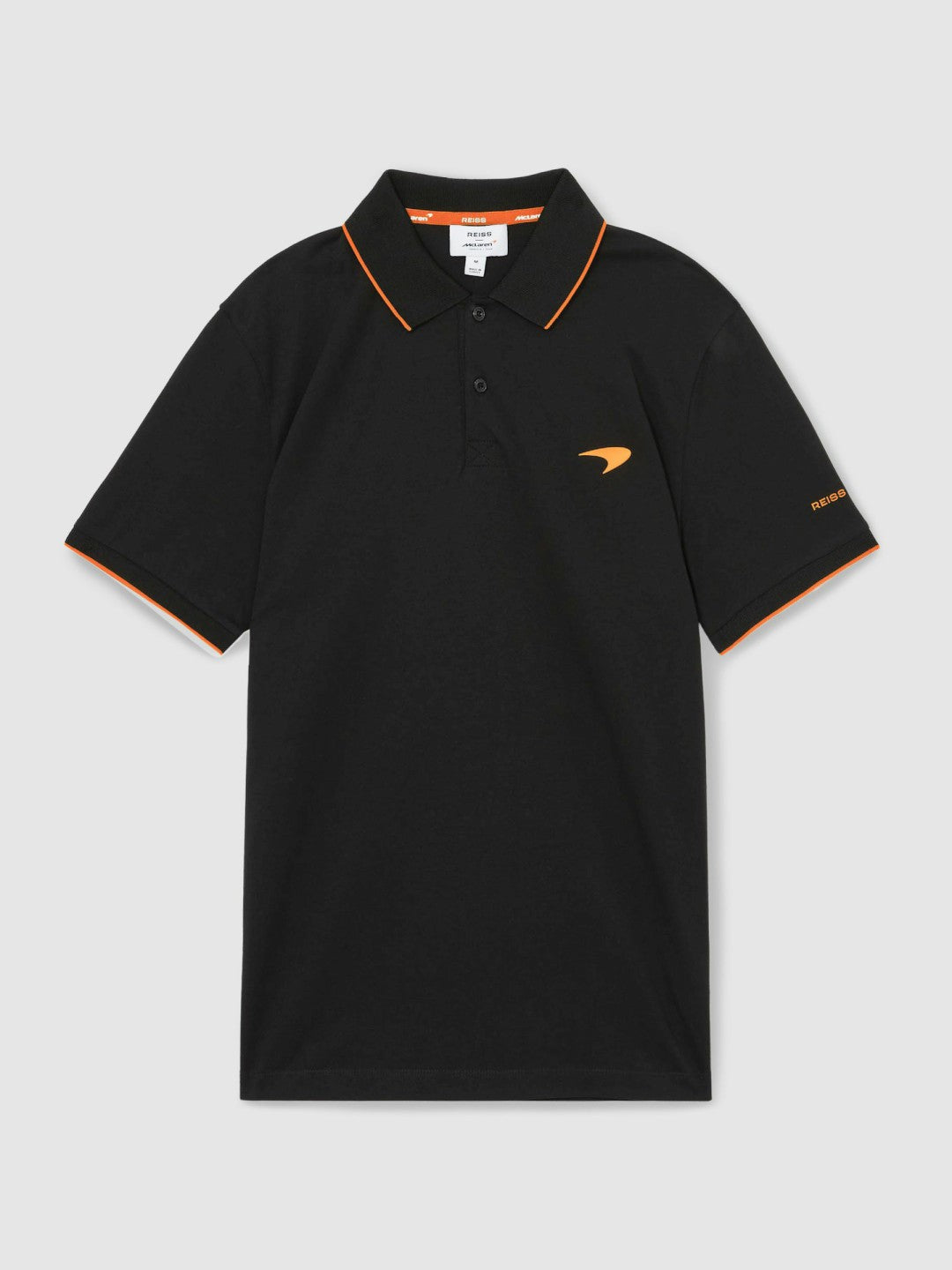 McLaren F1 Team Cotton Polo Shirt Black | Mens