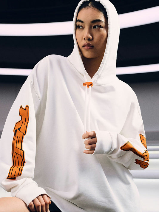 McLaren F1 Team Oversize Toggle Hoodie Unisex Fit White | Mens