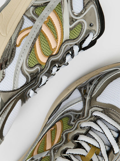 Overlay Logo Running Trainers Gunmetal/Black | Mens