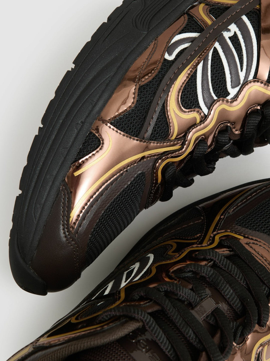 Overlay Logo Running Trainers Electric Brown | Mens