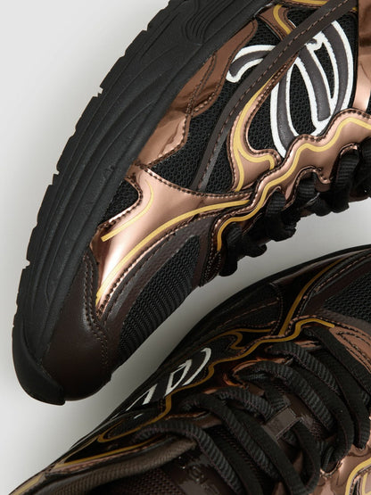 Overlay Logo Running Trainers Electric Brown | Mens