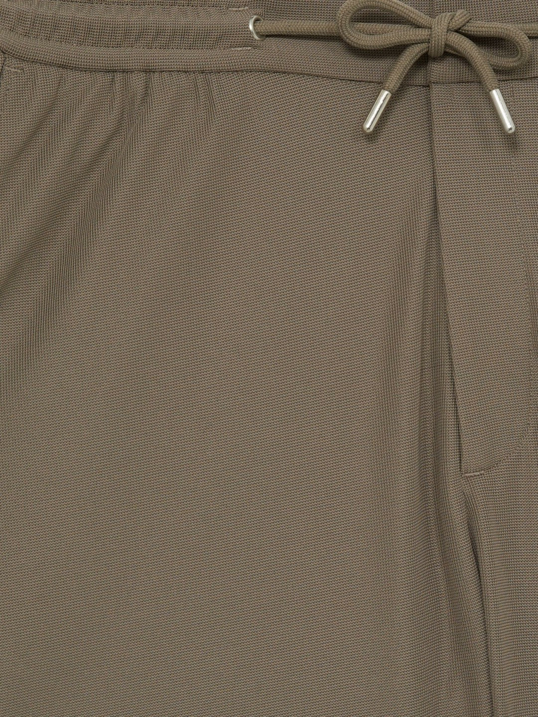 Textured Drawstring Shorts Mocha Brown | Mens