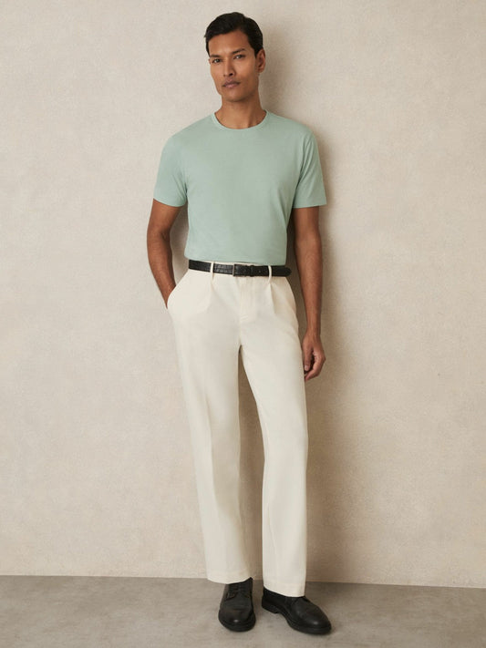 Cotton Crew Neck T-Shirt  | Mens