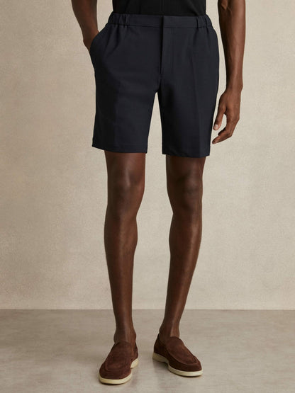 Drawstring Chino Shorts Navy | Mens