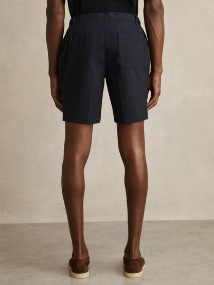 Drawstring Chino Shorts Navy | Mens
