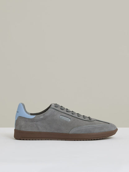 Suede Low-Top Trainers Dark Grey | Mens
