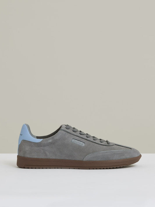 Suede Low-Top Trainers Dark Grey | Mens