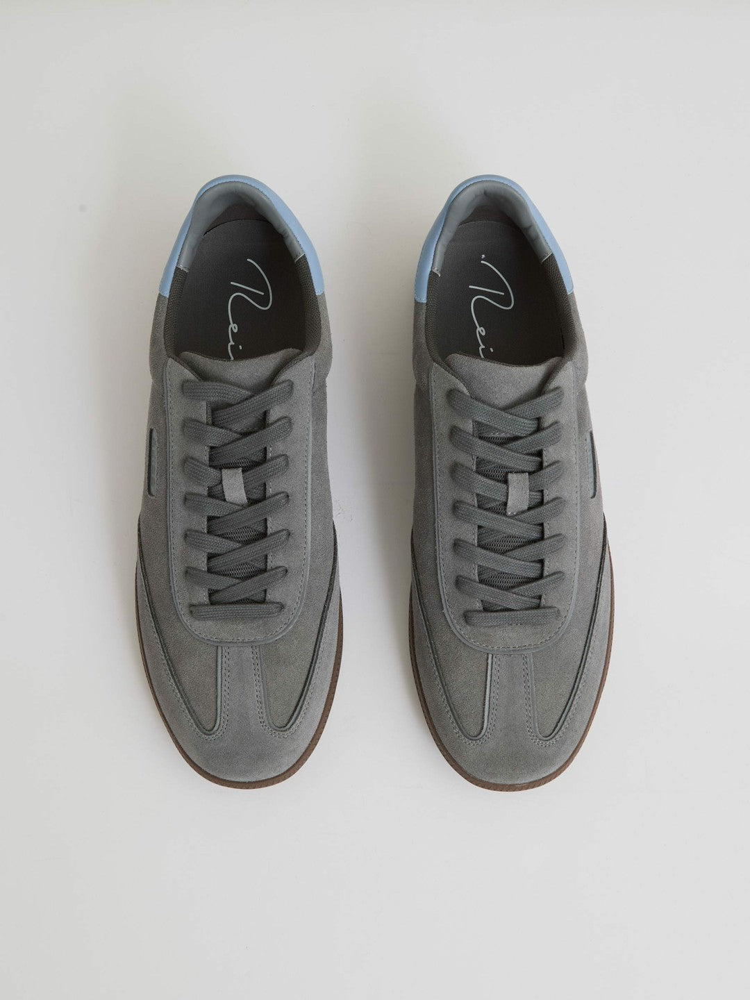 Suede Low-Top Trainers Dark Grey | Mens