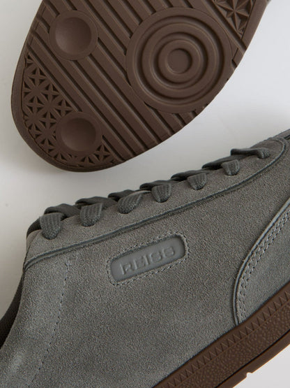 Suede Low-Top Trainers Dark Grey | Mens