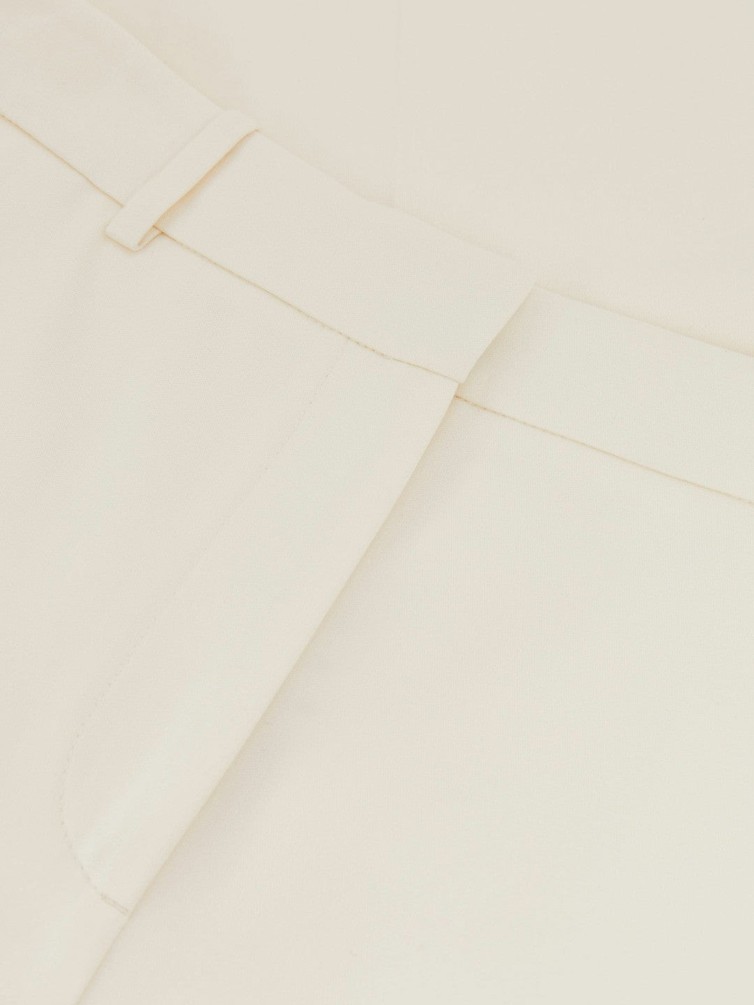 Wide Leg Tailored Trousers Cream | Womens