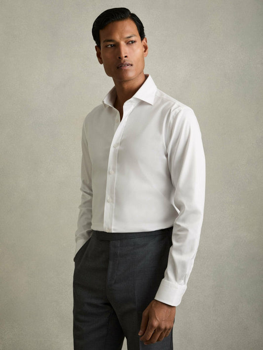Regular Fit Shirt White | Mens