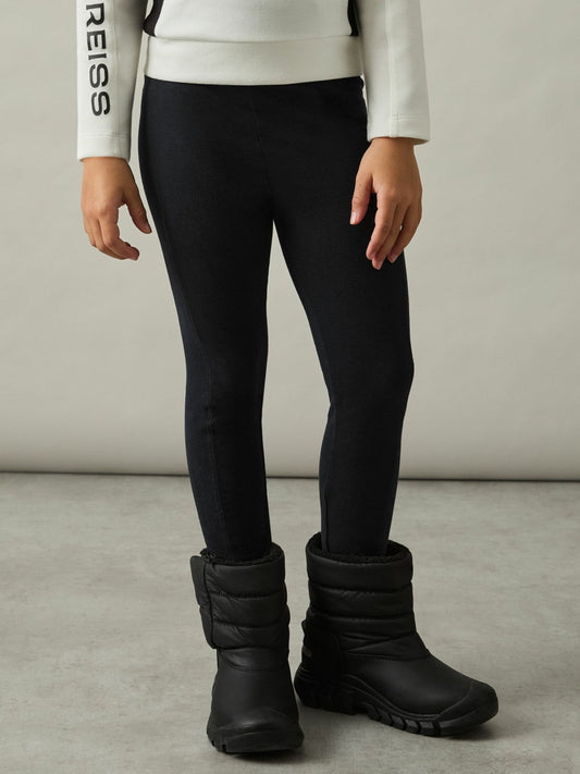 4-9 yrs Stretch Logo Print Leggings Black | Children