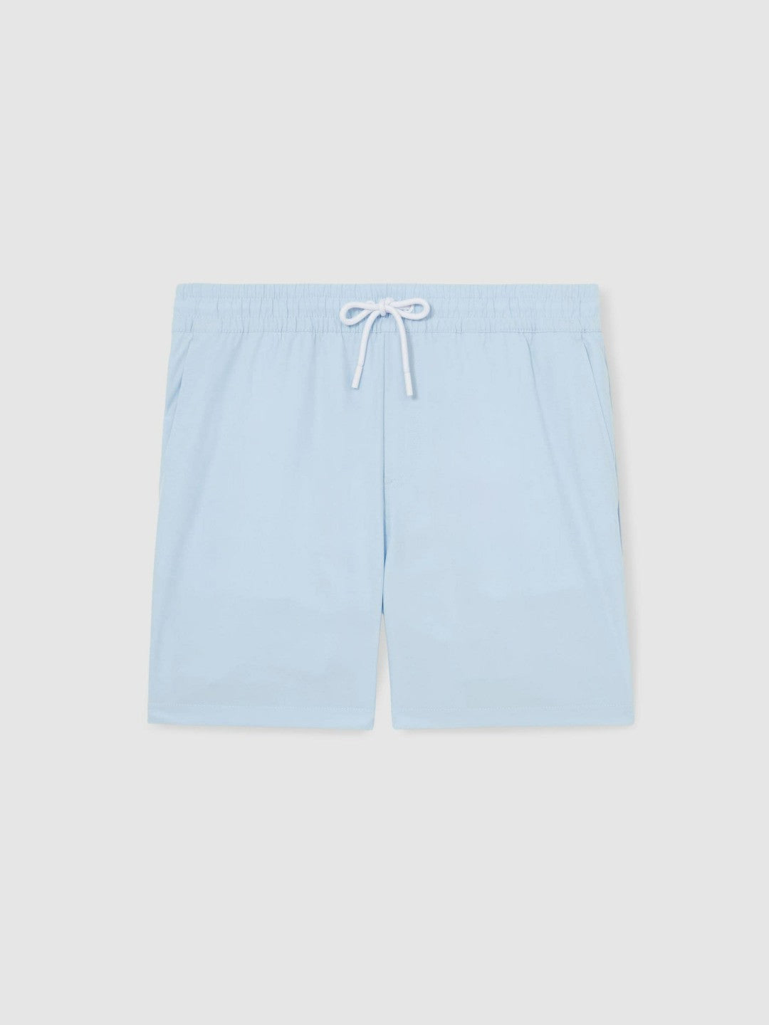Drawstring Swim Shorts Soft Blue | Mens