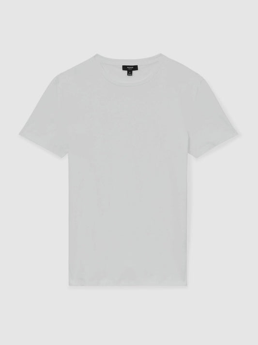 Cotton Sports-Fit T-Shirt White | Mens