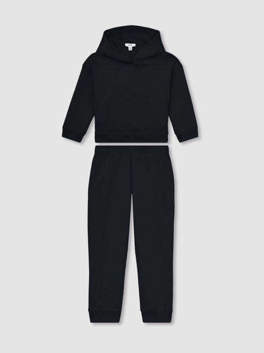 13-14 yrs Cotton-Blend Hoodie And Joggers Set Navy | Children