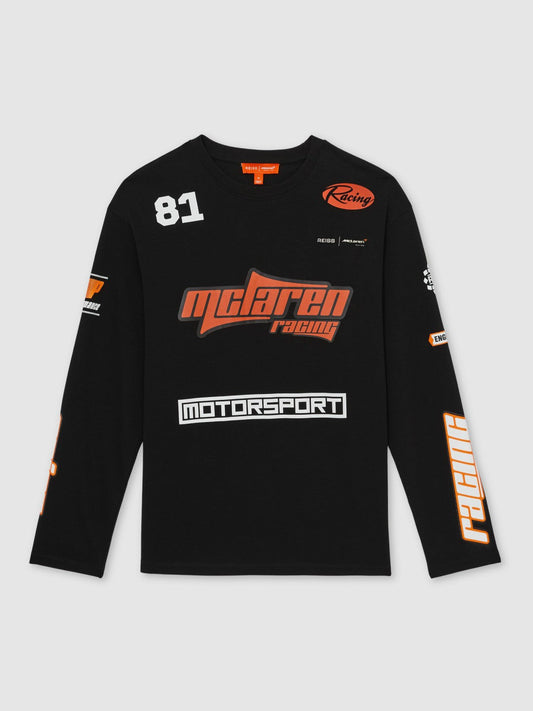 McLaren F1 Team Cotton Logo T-Shirt Unisex Fit Black | Mens