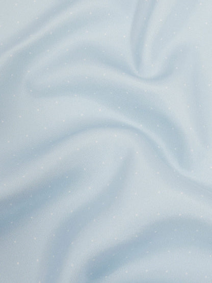 Polka Dot Silk Pocket Square Light Blue | Mens