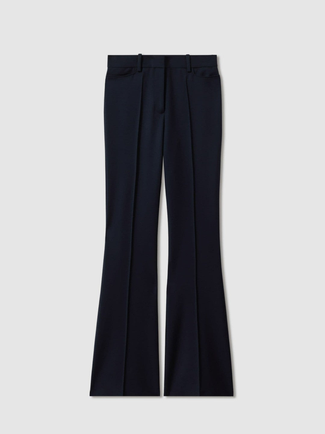 Flared Suit Trousers Navy | Womens