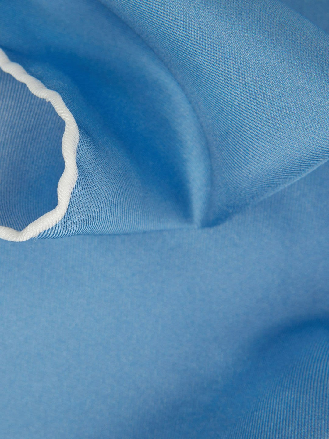 Plain Silk Pocket Square Soft Blue | Mens