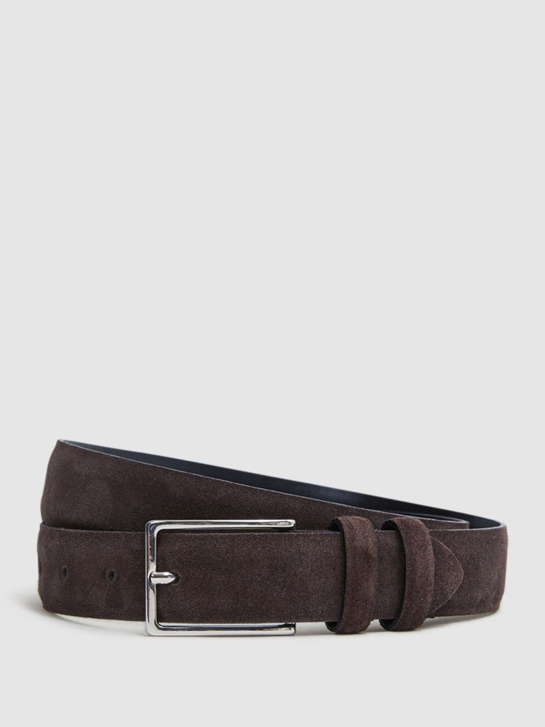 Suede Belt Chocolate | Mens