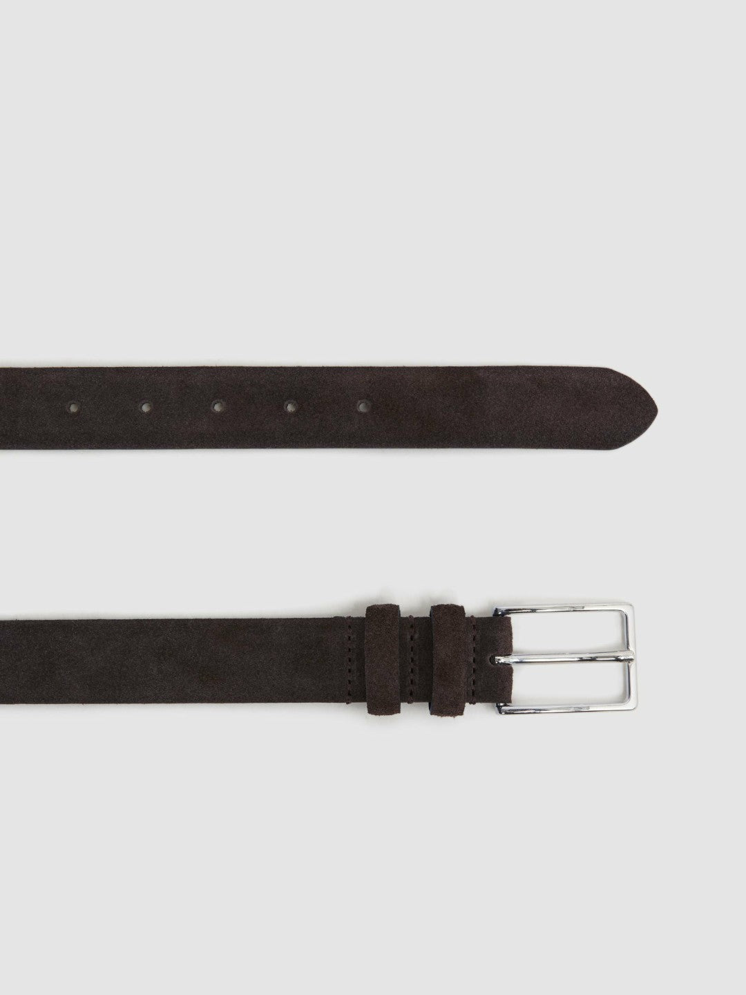 Suede Belt Chocolate | Mens
