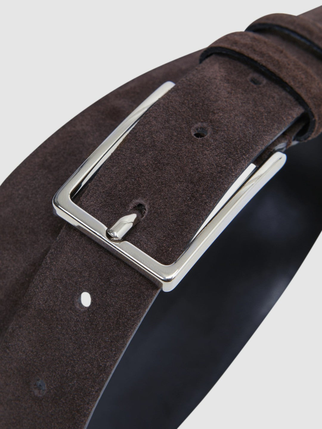 Suede Belt Chocolate | Mens
