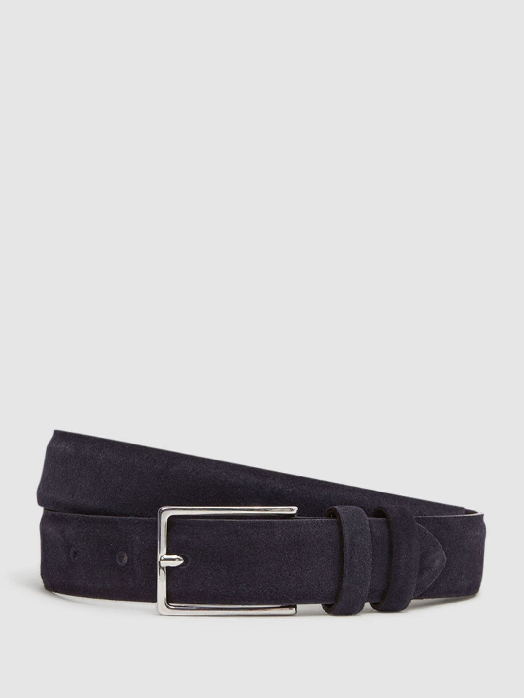 Suede Belt Navy | Mens