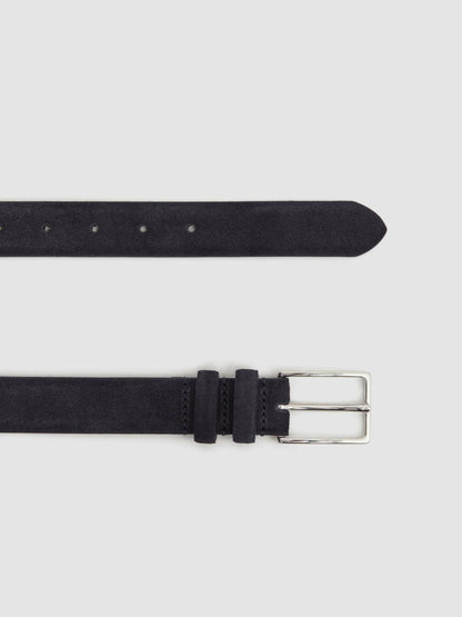 Suede Belt Navy | Mens