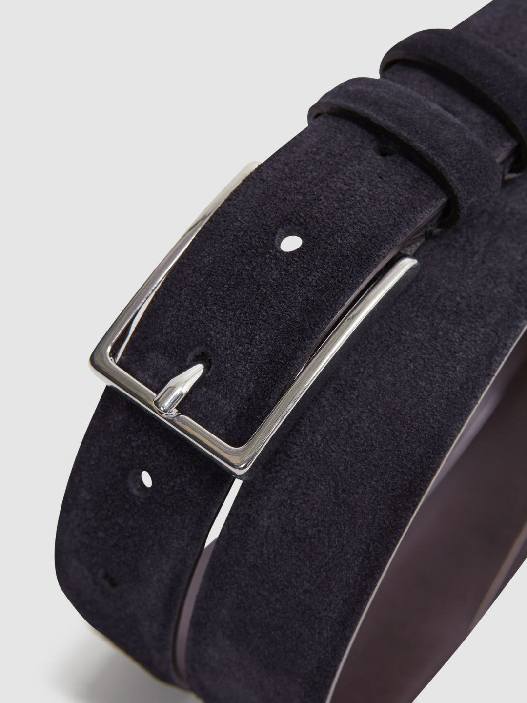 Suede Belt Navy | Mens