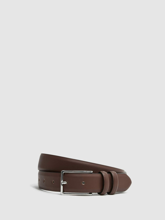 Smooth Leather Belt Tan | Mens