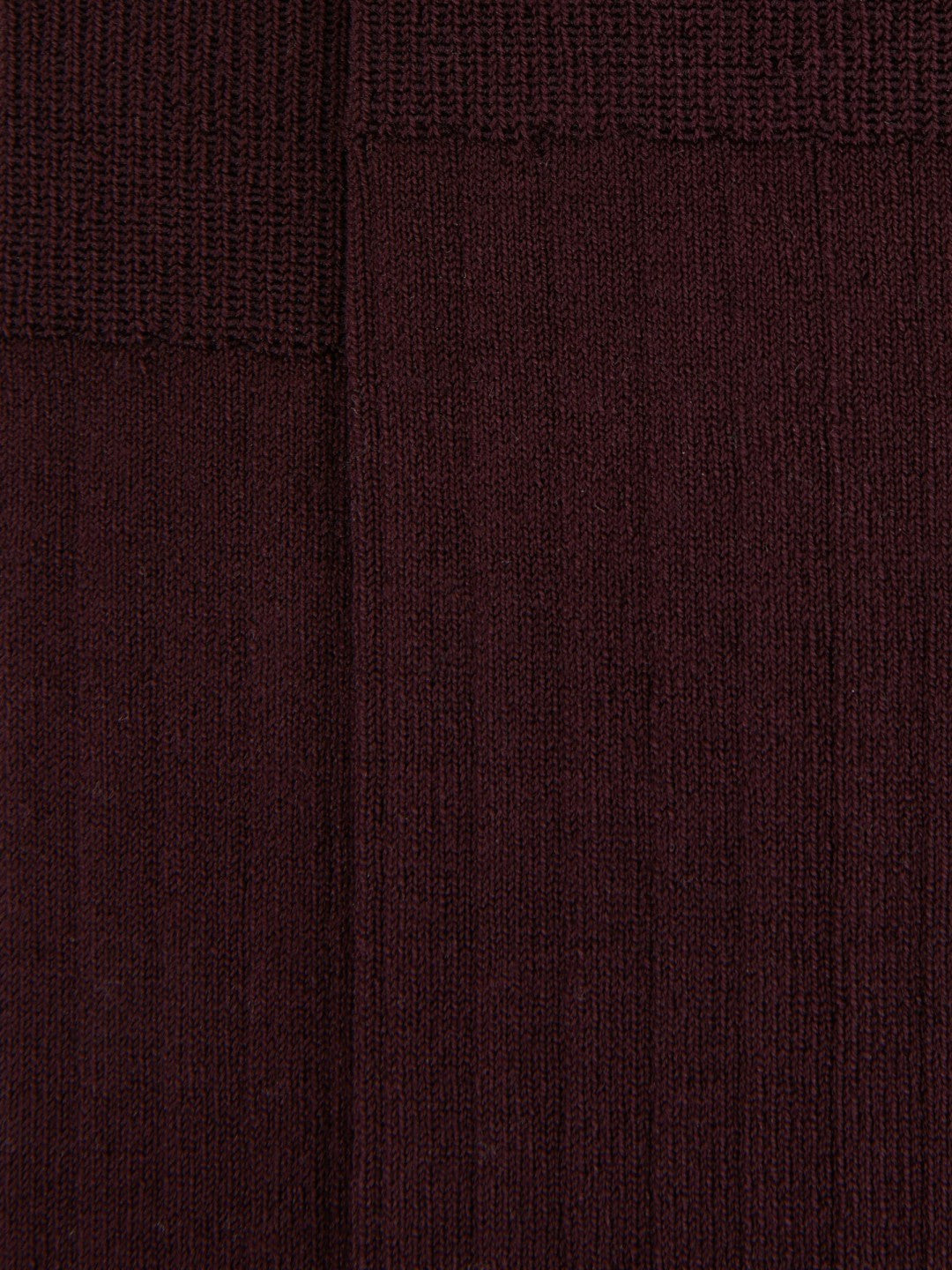 Ribbed Socks Bordeaux | Mens