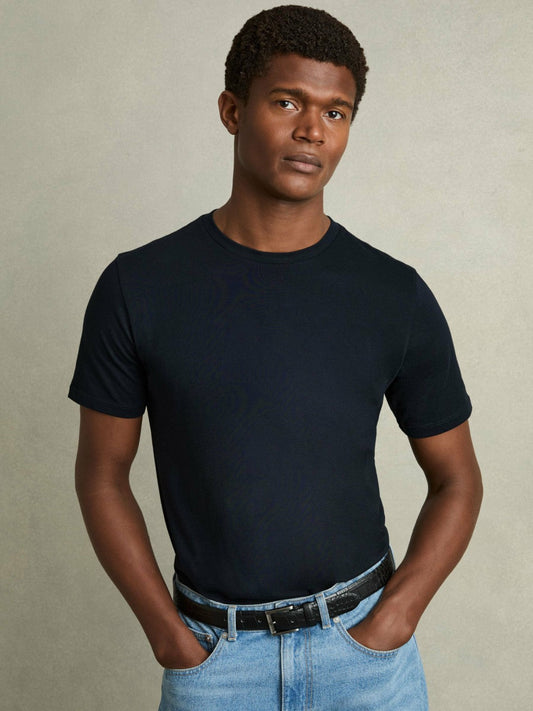 Cotton Crew Neck T-Shirt  | Mens