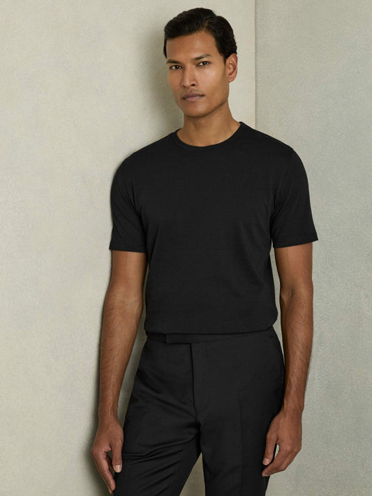 Cotton Crew Neck T-Shirt  | Mens