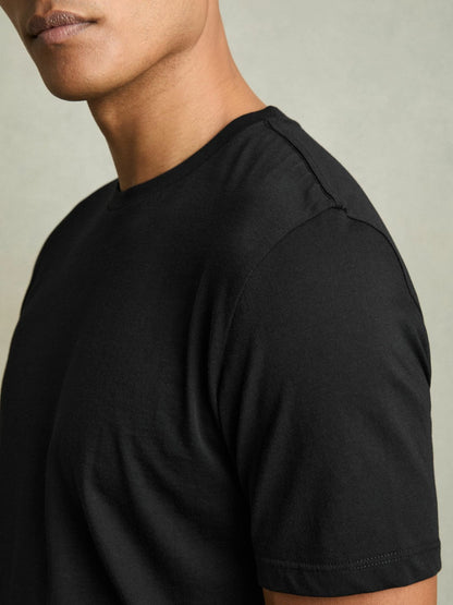 Cotton Crew Neck T-Shirt  | Mens