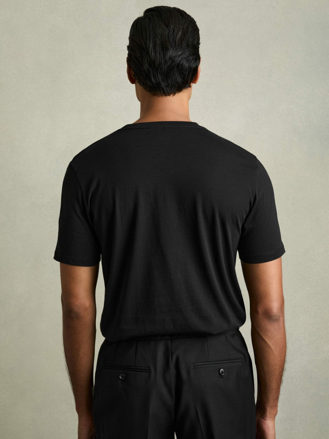 Cotton Crew Neck T-Shirt  | Mens
