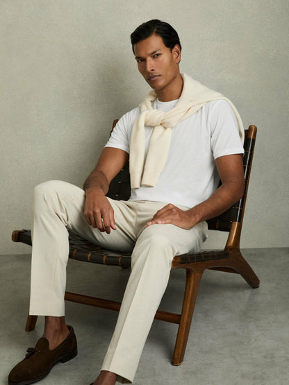 Cotton Crew Neck T-Shirt  | Mens
