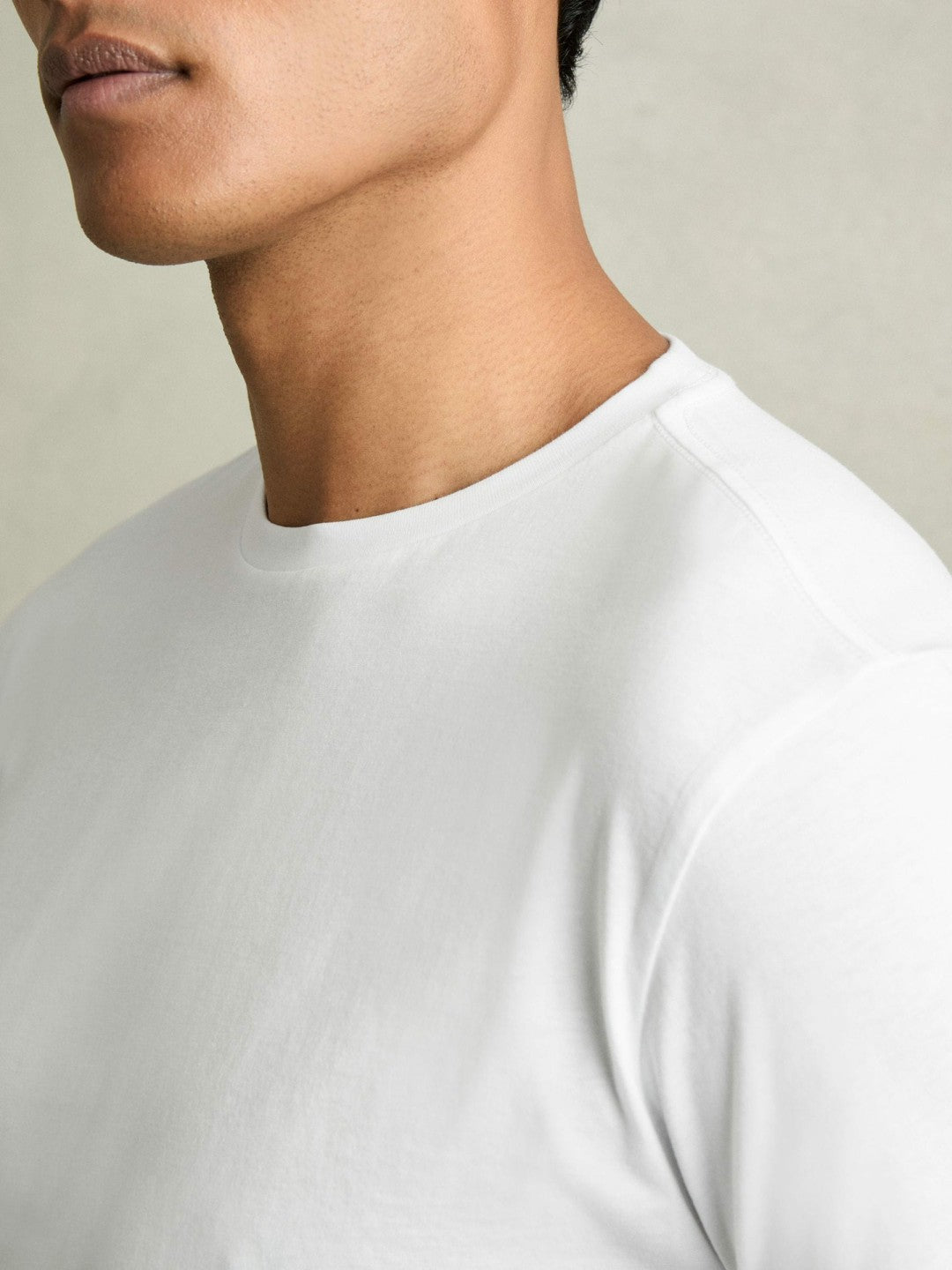 Cotton Crew Neck T-Shirt  | Mens