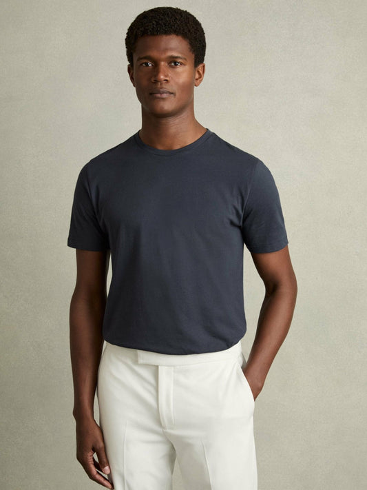 Cotton Crew Neck T-Shirt  | Mens