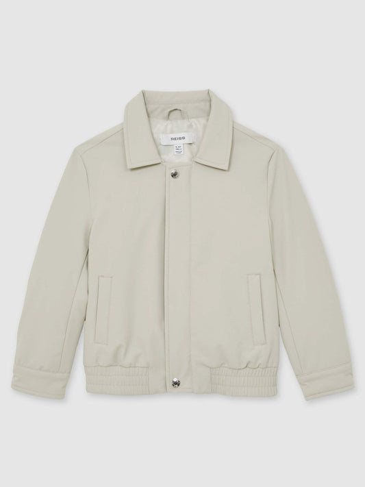 Zip-Through Harrington Jacket Stone | Children