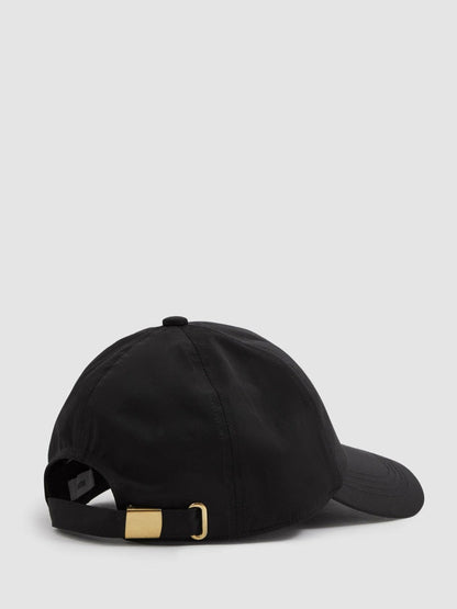 Logo-Embroidered Baseball Cap Black | Womens