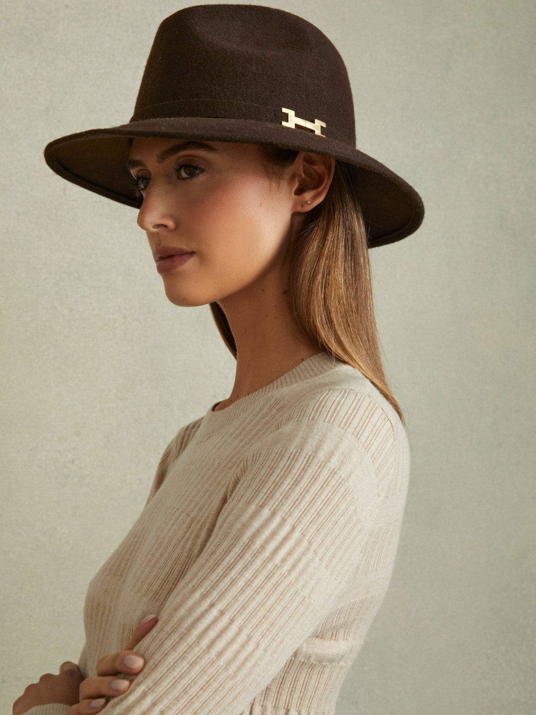 Wool Fedora Chocolate | Womens