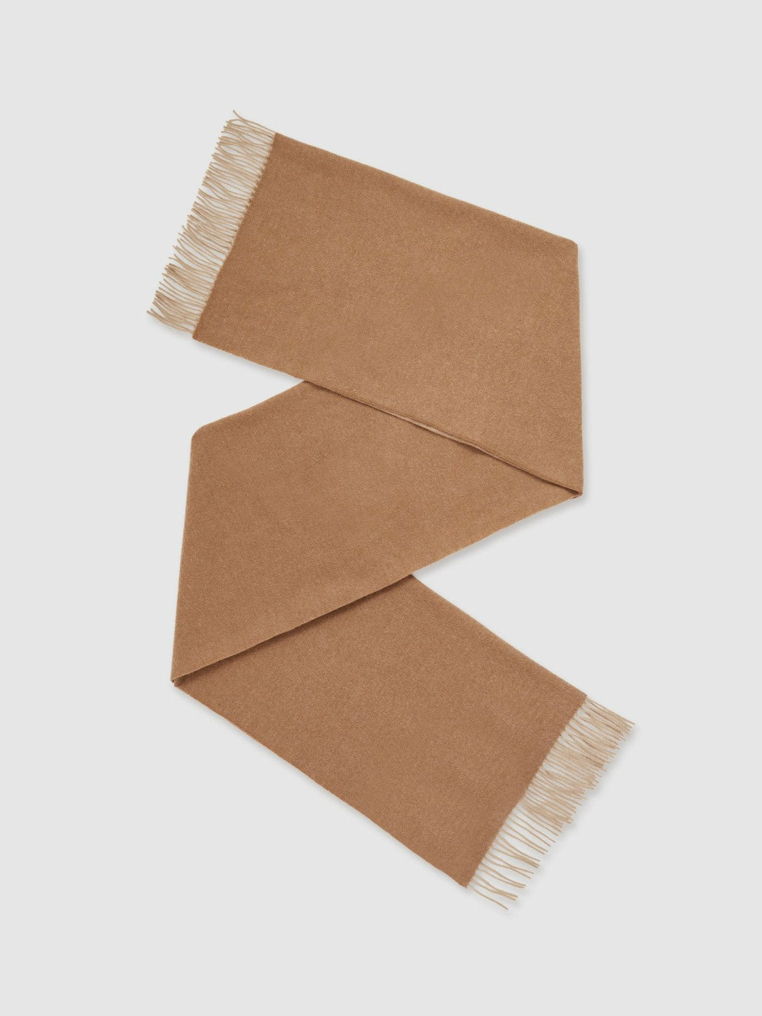 Wool-Cashmere Scarf Biscuit | Womens